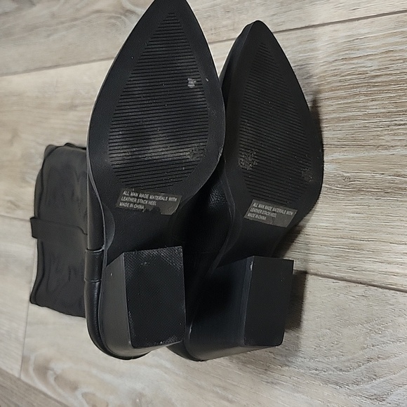 DV Dolce Vita Size 5 Black Kindred Cowboy Boots - Picture 3 of 8